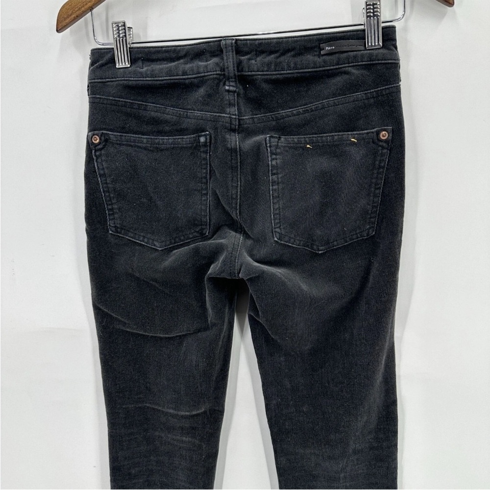 Pilcro x Anthropologie Charcoal Grey Corduroy High Rise Pants - Picture 2 of 7